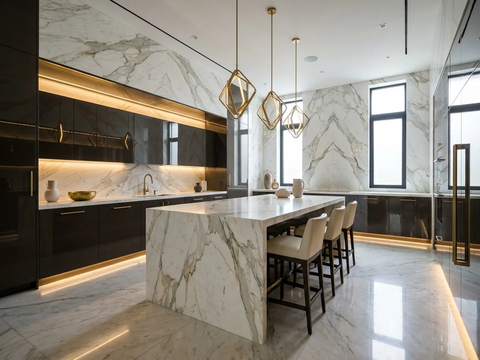 Evora kitchen island, in 3D